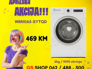 VOX veš mašina 6kg 1000 obrtaja WM1065 SYTQD
