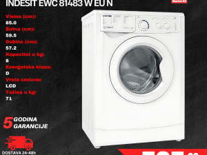 Veš Mašina INDESIT EWC 81483 W EU N