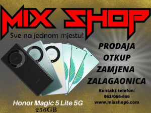 HONOR MAGIC 5 LITE 8/256GB Garancija*Zamjena Magic5 5G 8GB Huawei