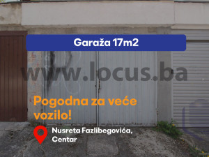 LOCUS: Garaža površine 17m2, N. Fazlibegovića, Koševo