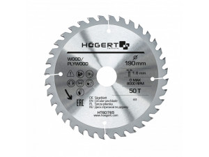 HOEGERT List kružne pile za drvo 190x50Tx30 HT6D785
