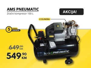 Kompresor za zrak 100 L 2,2 kW AMS PNEUMATIC