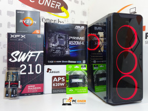 Gaming Racunar PC Ryzen 5 5500 RX 6600 16GB 1TB SSD