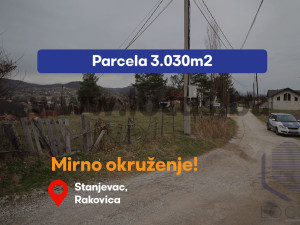 LOCUS: Zemljište površine 3.030m2, Rakovica, Ilidža