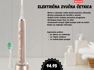 Električna Zvučna Četkica Za Zube SENCOR SOC 4201GD