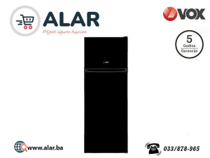 VOX frižider, hladnjak crni 54x145x57 cm KG 2500 BE