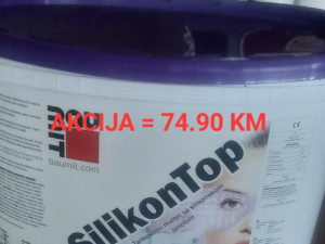 Fasada SilikonTop Baumit!TOPcijena!@fco lager, ŠALJEMO brzom pošt