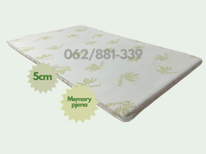 Nadmadrac Aloe Vera - Memory pjena 5cm - VIŠE DIMENZIJA