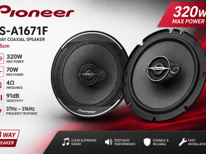 PIONEER AUTO ZVUCNICI 17CM 16.5CM VRATA 320W RMS 70W 040036