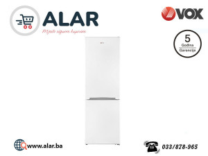 VOX Frizider kombinovani bijeli KK 3600 E 186x60x65 cm