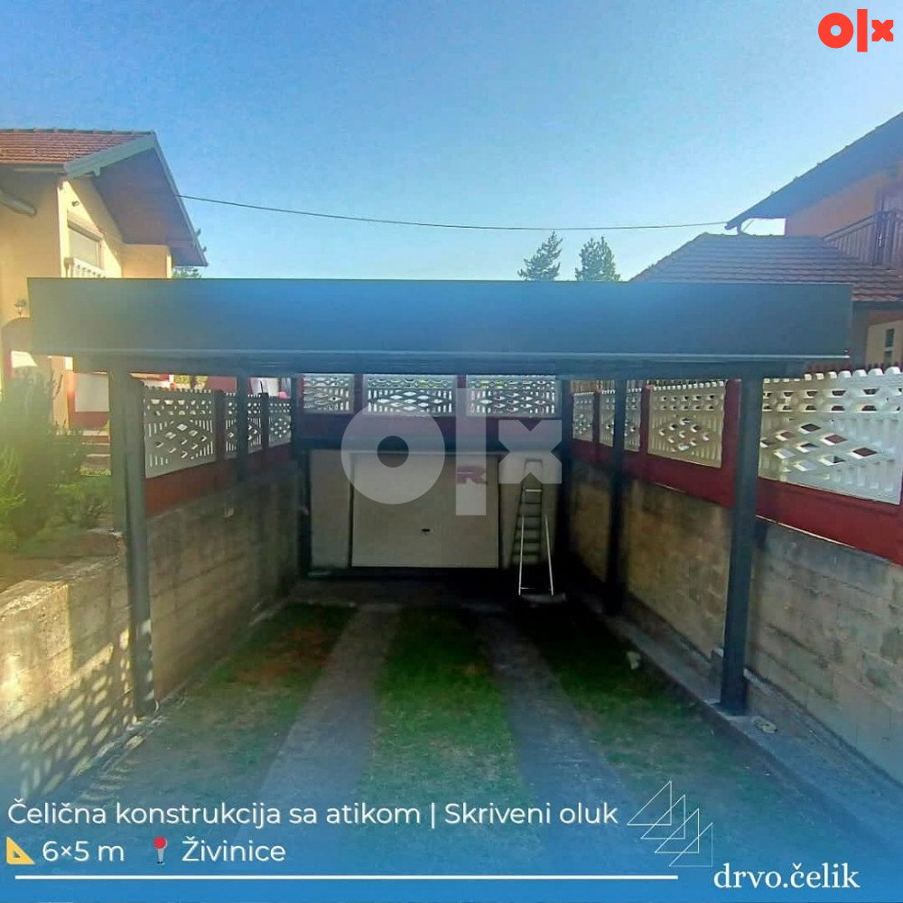 Čelicne i drvene nadstrešnice 2