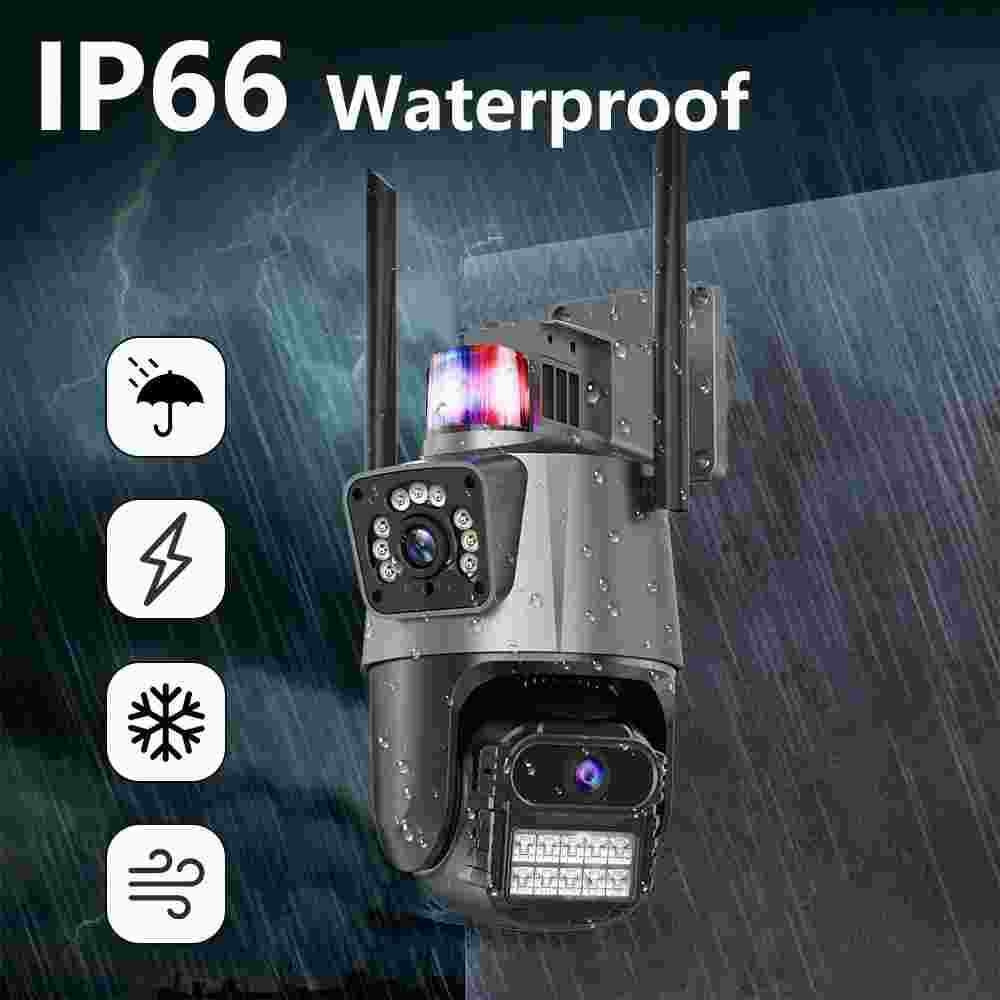 RASPRODAJA! Vanjska WiFi dupla UHD PTZ kamera ICSee video nadzor