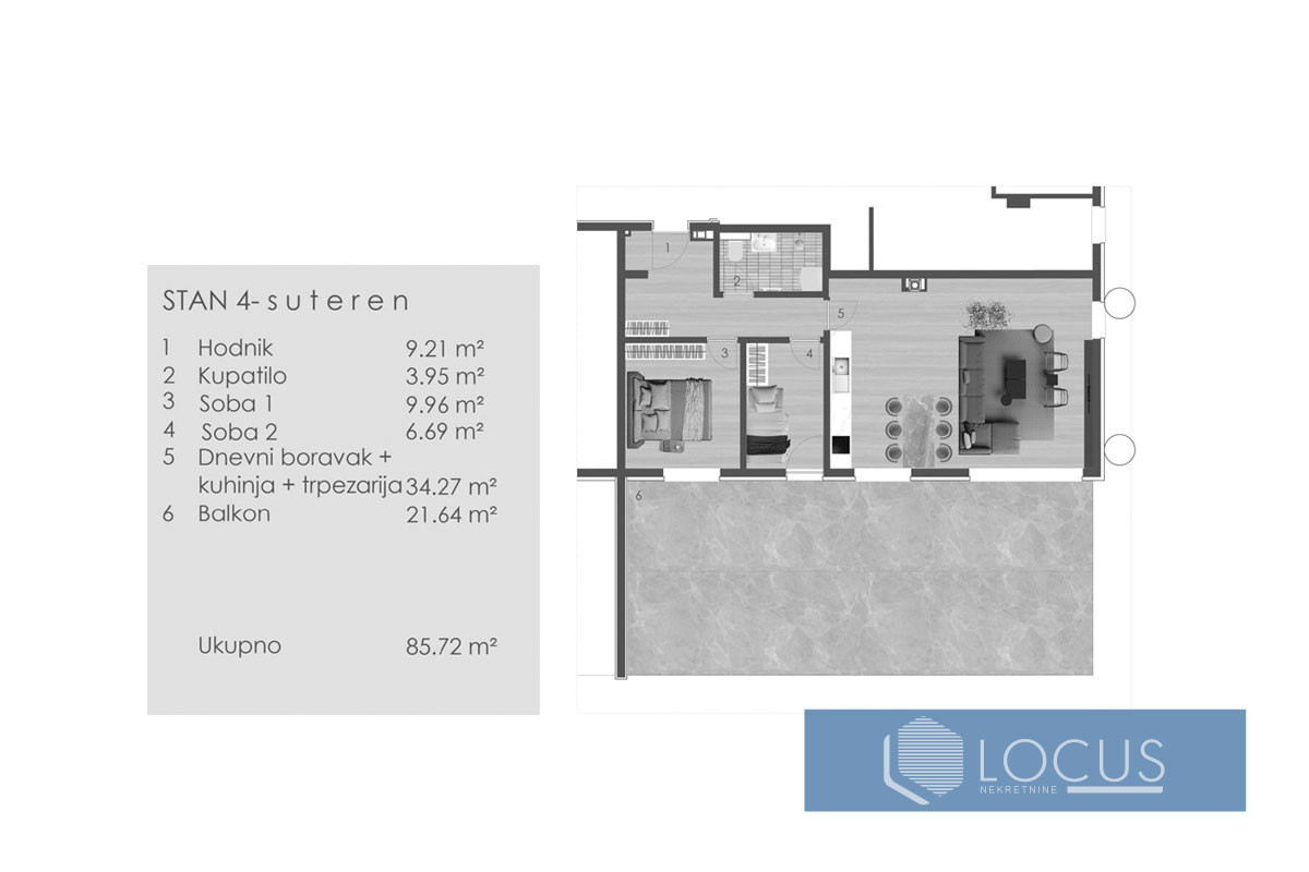 LUKSUZNA NOVOGRADNJA, CENTAR! Stan 43-170 m2 15