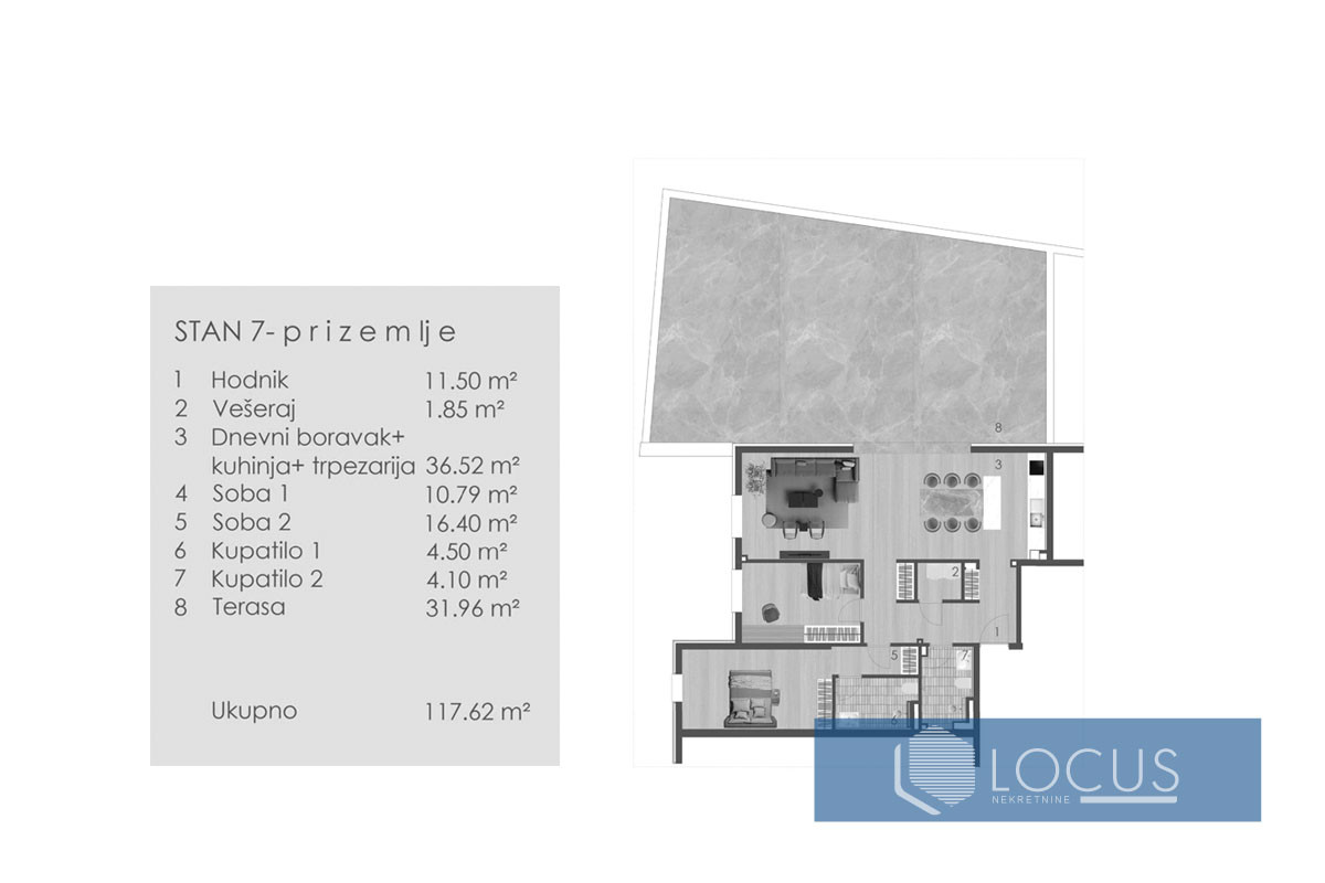 LUKSUZNA NOVOGRADNJA, CENTAR! Stan 43-170 m2 17