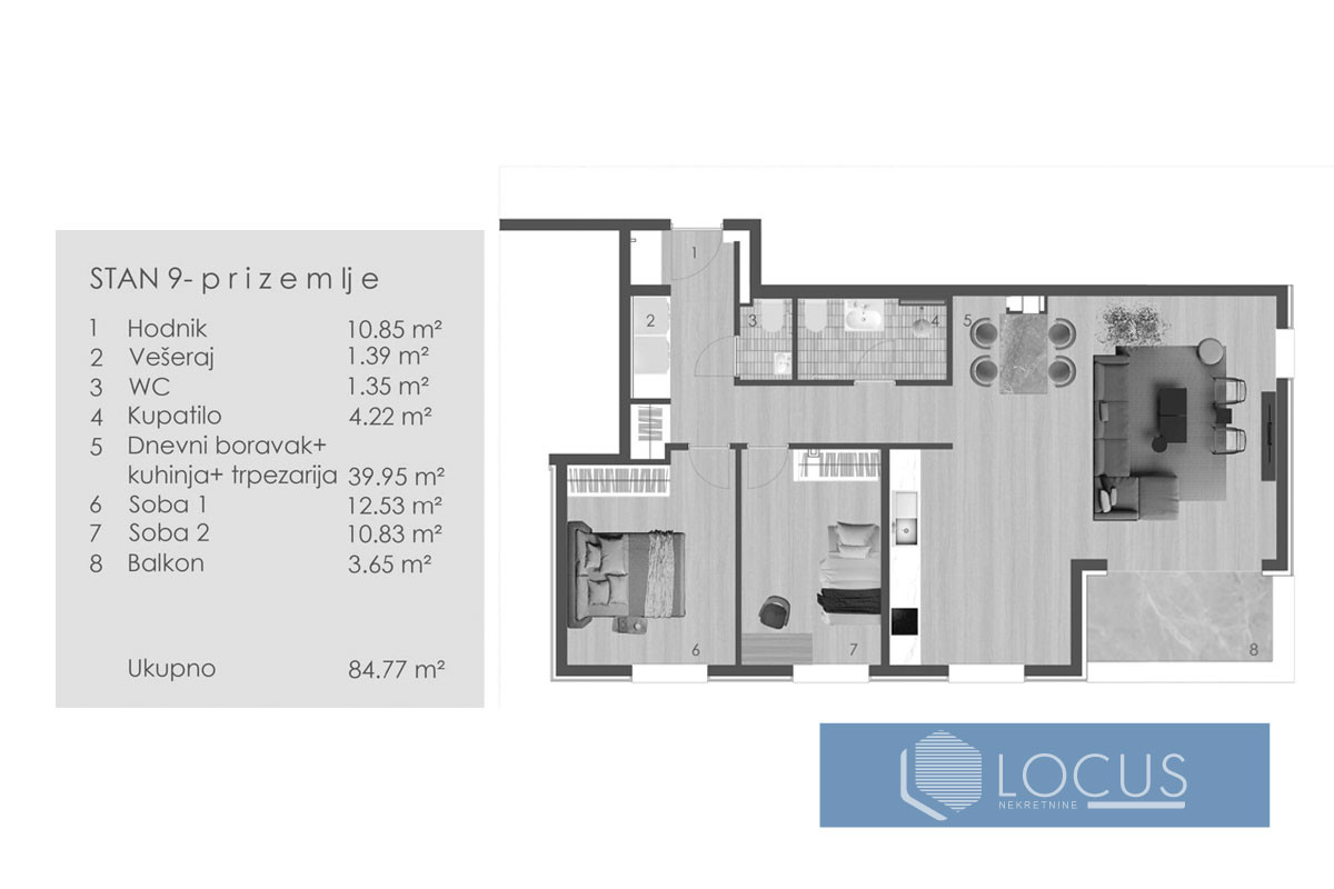 LUKSUZNA NOVOGRADNJA, CENTAR! Stan 43-170 m2 19
