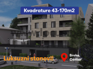 LUKSUZNA NOVOGRADNJA, CENTAR! Stan 43-170 m2
