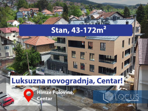 LUKSUZNA NOVOGRADNJA, CENTAR! Stan 43-170 m2