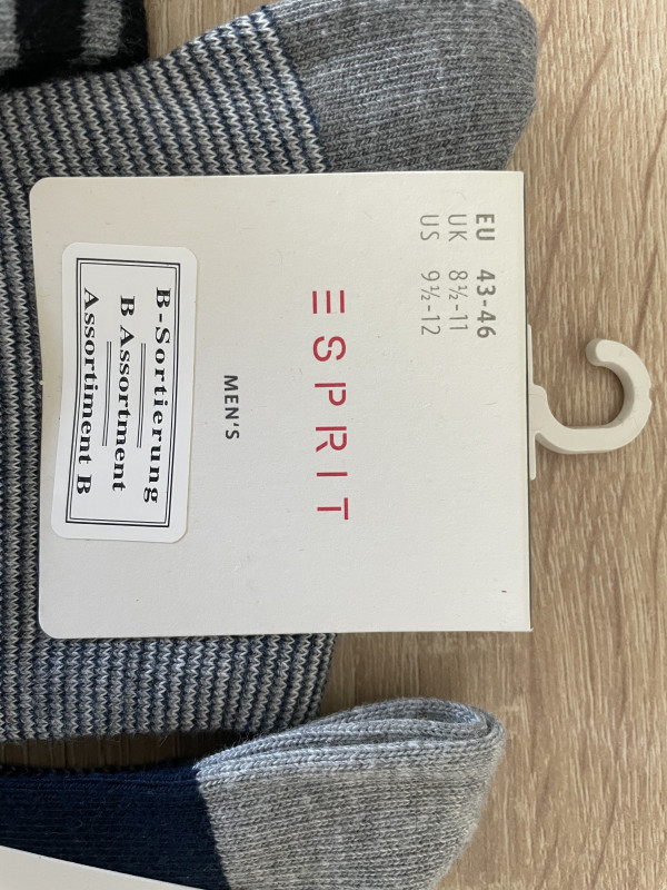 Čarape muške ESPRIT (1-para) Idealan poklon vl 43- 46