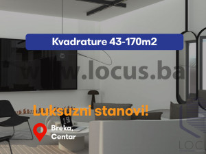 LUKSUZNA NOVOGRADNJA, CENTAR! Dvosoban stan