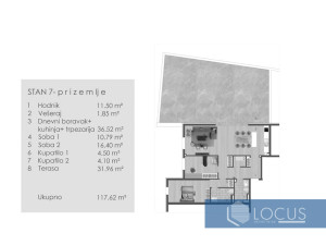 LUKSUZNA NOVOGRADNJA,CENTAR!Trosoban stan 72-117m2