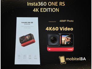 Insta360 One RS 4K 30p, 6K, Wi-Fi Akcijska kamera