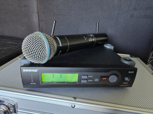 Shure BETA58 SLX4 freg 638-662MHz