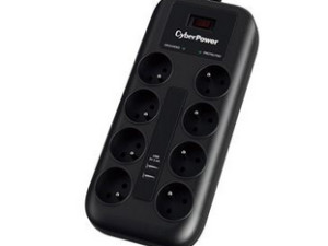 CyberPower prenaponska zaštita, 8x šuko, 2xUSB