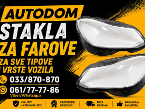 STAKLO FARA STAKLA FAROVA ZA SVE TIPOVE VOZILA - AUTODOM