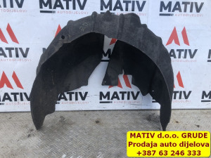 Zaštita obloga točka zadnja DESNA Audi A3 8P 2 Vrata 2009