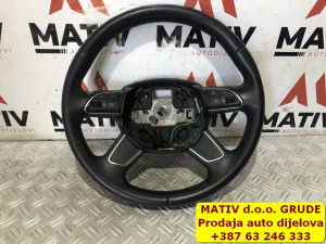 VOLAN kolo upravljač 4 kraka KOŽNI Audi A3 8V 2013