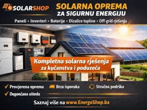 Set  OFF-GRID Solarna Elektrana Solarni Paneli Litij Baterija