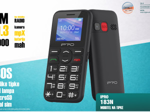 IPRO 183N BLACK TELEFON NA TIPKE