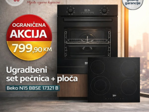 BEKO ugradbeni set pecnica ploca N15 BBSE 17321 B