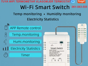 TUYA WIFI VLAGOMJER TERMOMETAR TERMOSTAT