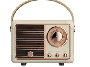 Bežični retro bluetooth mini radio HM11 bež