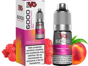 IVG 6000 Salts Raspberry Peach Bliss 10ml