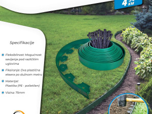 PVC IVIČNJACI ZA VRT (25metara)