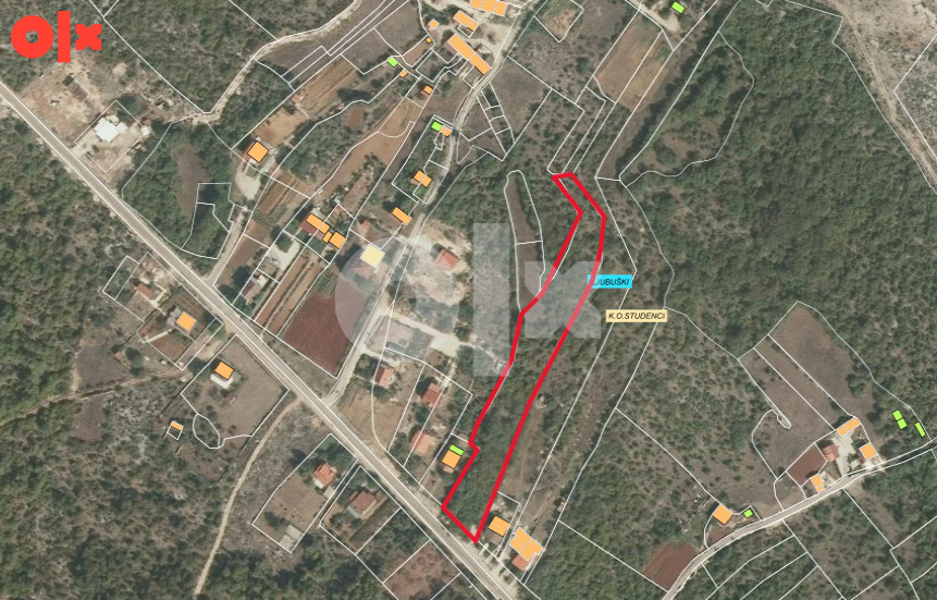 Zemljište kod vodopada Kravice