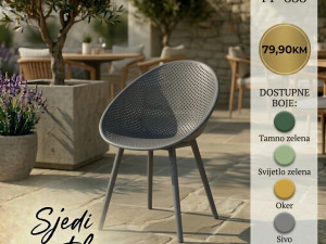 STOLICA PP-838, vanjske plastične stolice