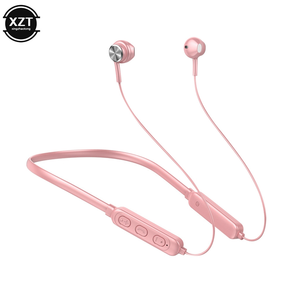 Bluetooth slušalice magnetne wireless bežične roze i crne