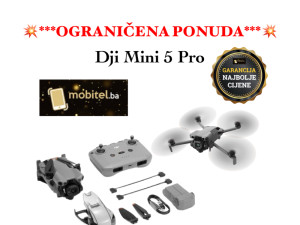 Dron Letjelica DJI Mini 5 Pro DJI RC-N3 Kontroler AKCIJA