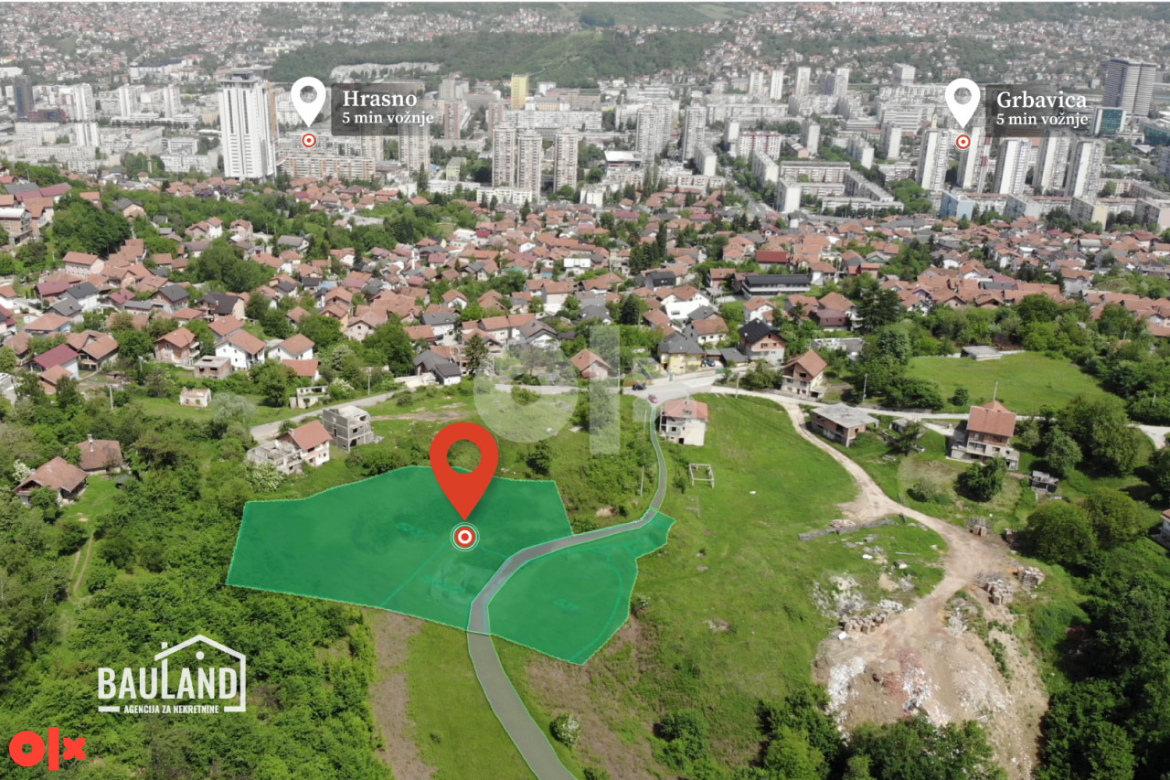 BAULAND/ Atraktivno zemljište 28000m2/ Vraca, Sarajevo 2