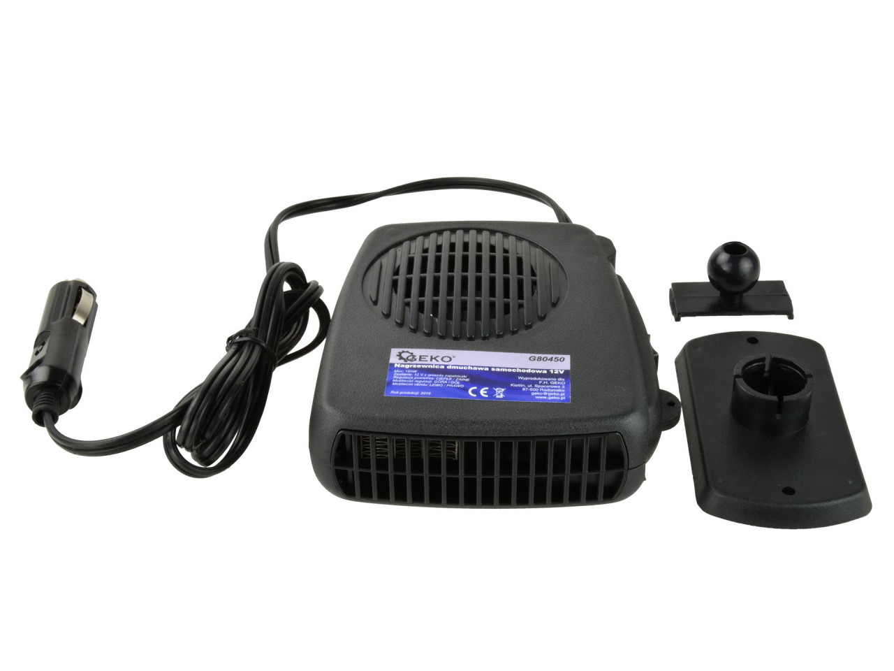 Grijalica Grijač Hladnjak Ventilator za Auta 12V 150W Geko