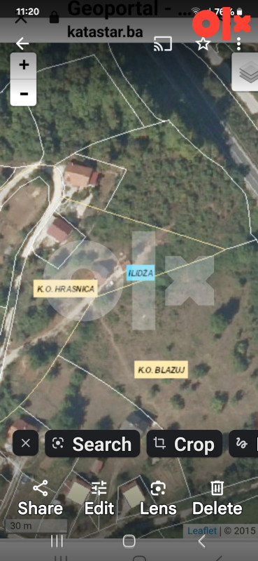 Zemljište Sarajevo - Blazuj Mitrici 3000m2
