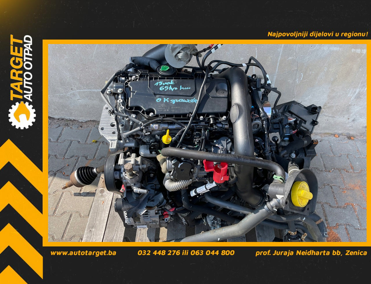 MOTOR OPEL MOVANO RENAULT MASTER 2.3 DCI-EURO 6