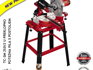 EINHELL TC-SM 2531/2 U POTEZNA PILA S POSTOLJEM (4300805)