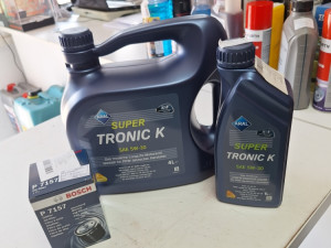 PASSAT 8 MALI SERVIS ARAL 5W30 PLUS FILTER