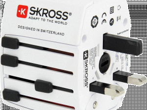 Adapter, Putni Travel, + 2 x USB za punjenje, 2100mAh
