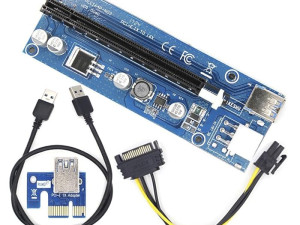 16x PCI-E 8X 4X 1X 60cm USB 3.0 mining riser za grafičke kartice