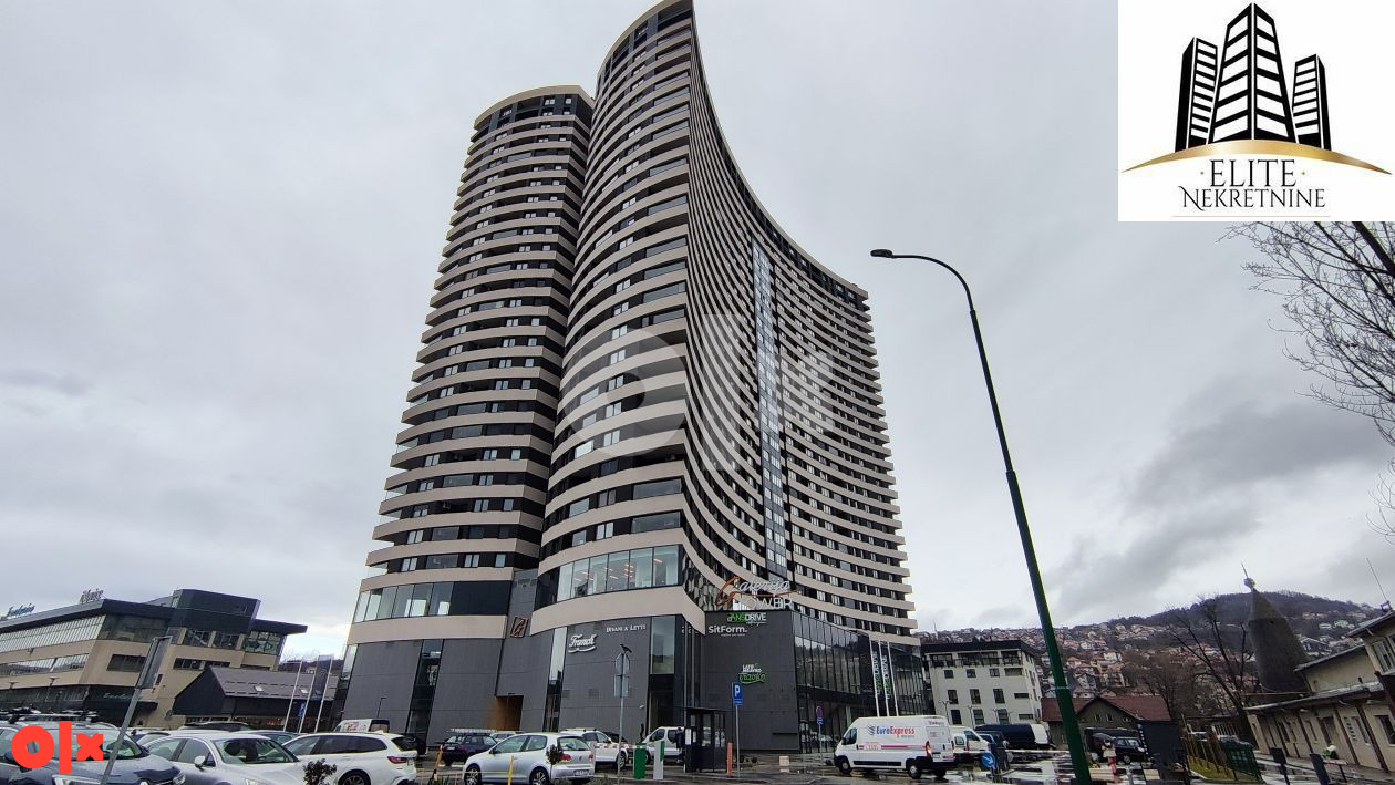 Socijalno , Tower, namjesten dvosoban sa garazom!